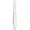 Ekena Millwork Bellingham Architectural Grade PVC Gable Bracket, 36"W x 18"H x 2"D x 6"F, 12/12 Pitch GBP036X18X0206BEL00 - alternate 4